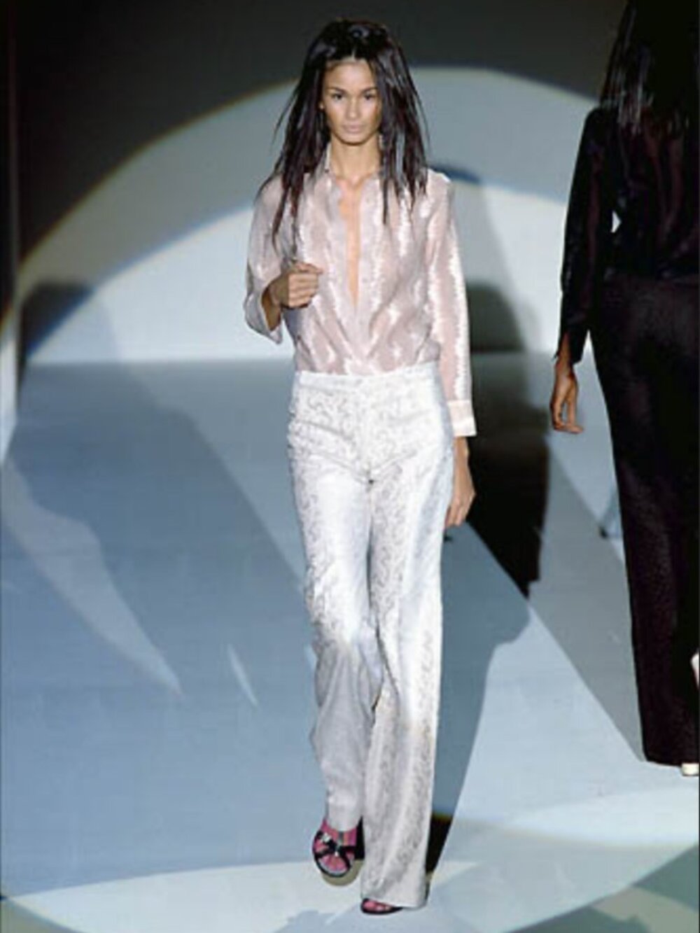 Gucci by Tom Ford 2000 spring/summer runway beige pants (vintage, archive)